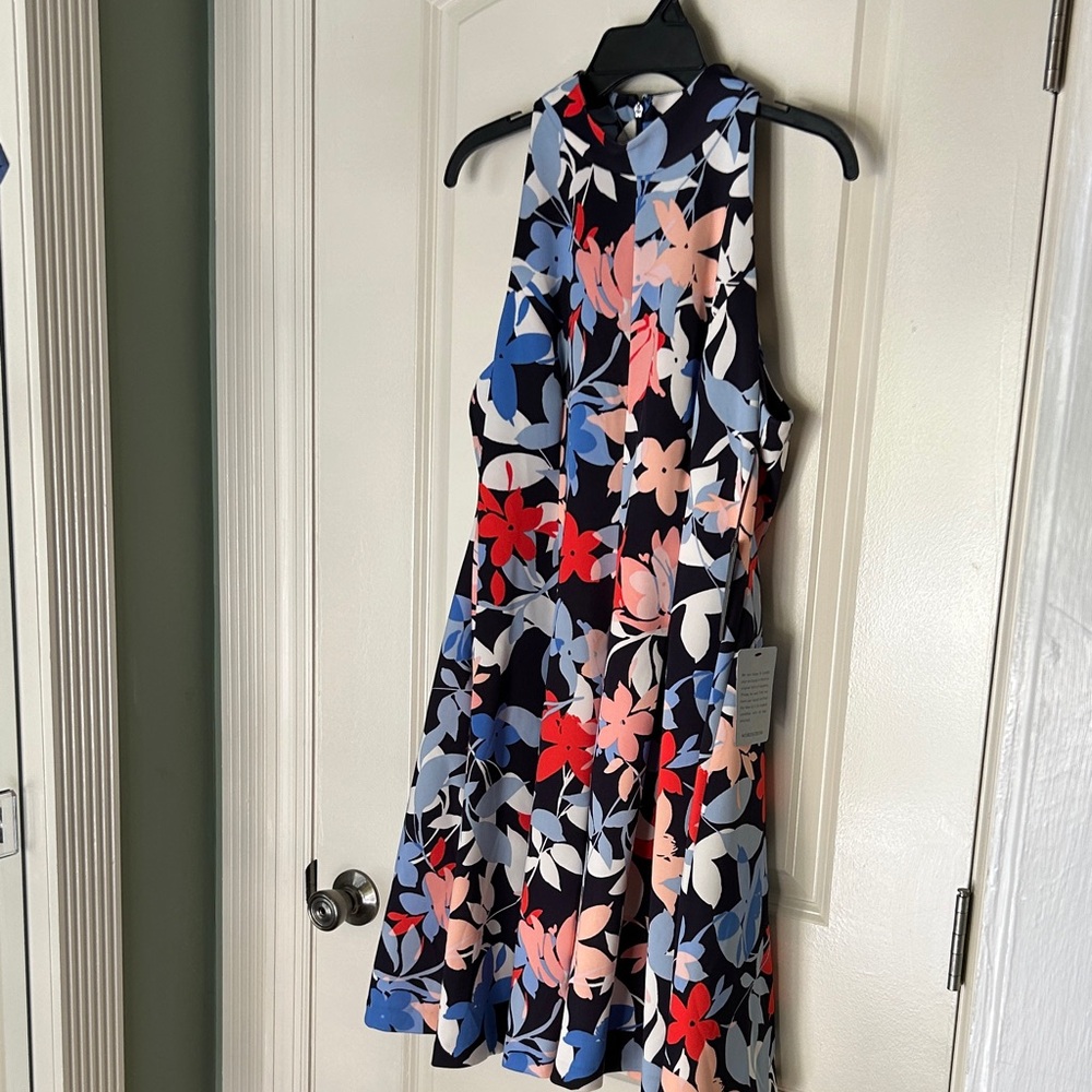 Vince camuto Floral Sleeveless Dress